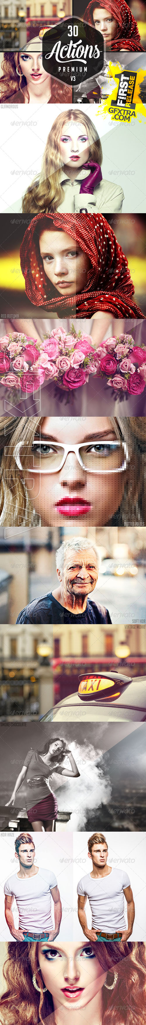 Graphicriver - 30 Premium Photoshop Actions 3 6084588