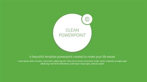 CreativeMarket - GREEN Powerpoint Template