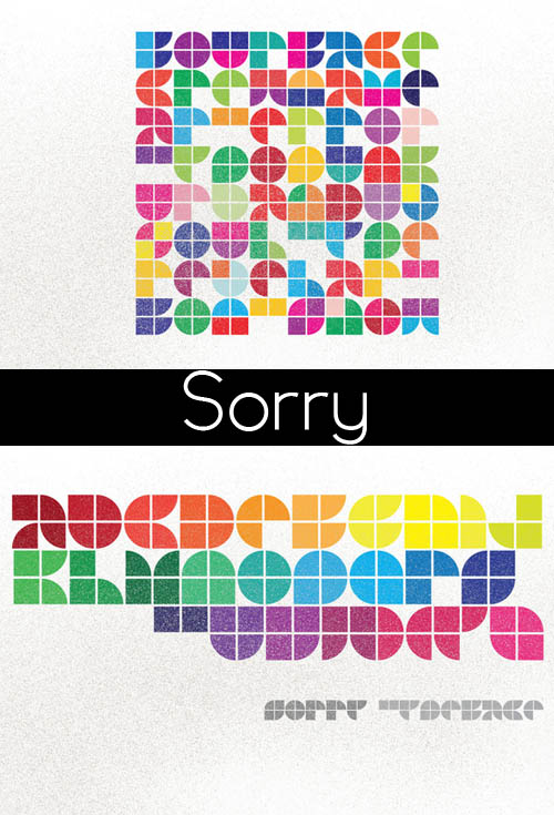 Sorry TypeFace Font Sorry TypeFace Font