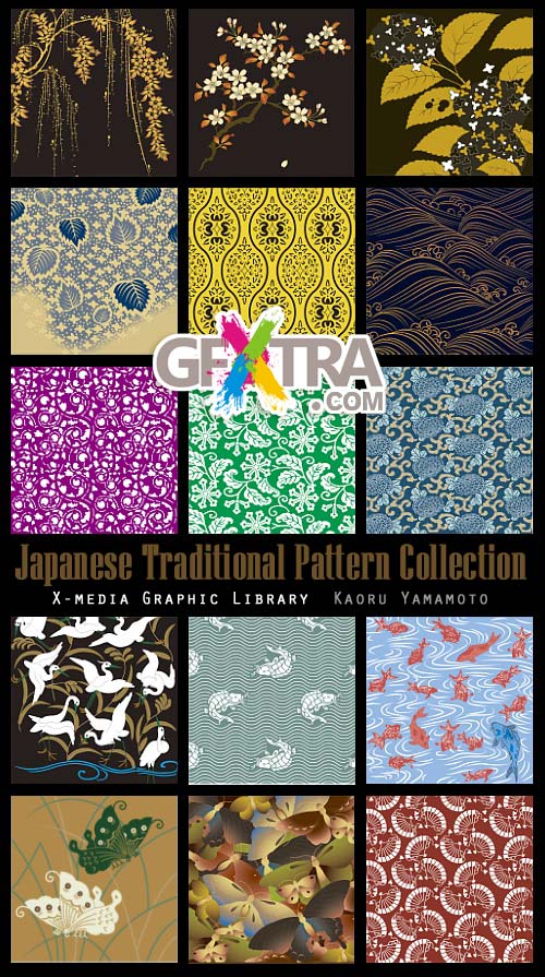 Japanese Traditional Pattern Collection 300xAI