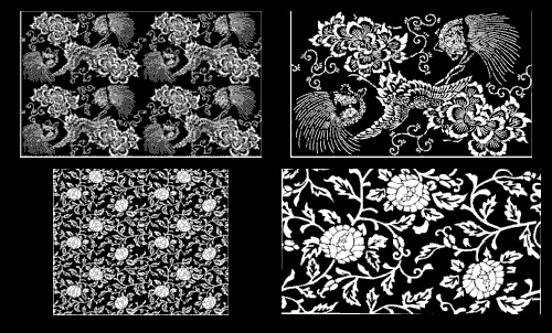 Hana Emaki - Historical Fabric Scans & Their Vector Patterns 50xAI