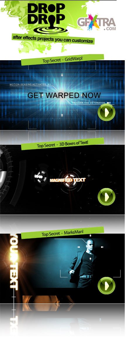DropDrop - Top Secret (3 Templates in 1)