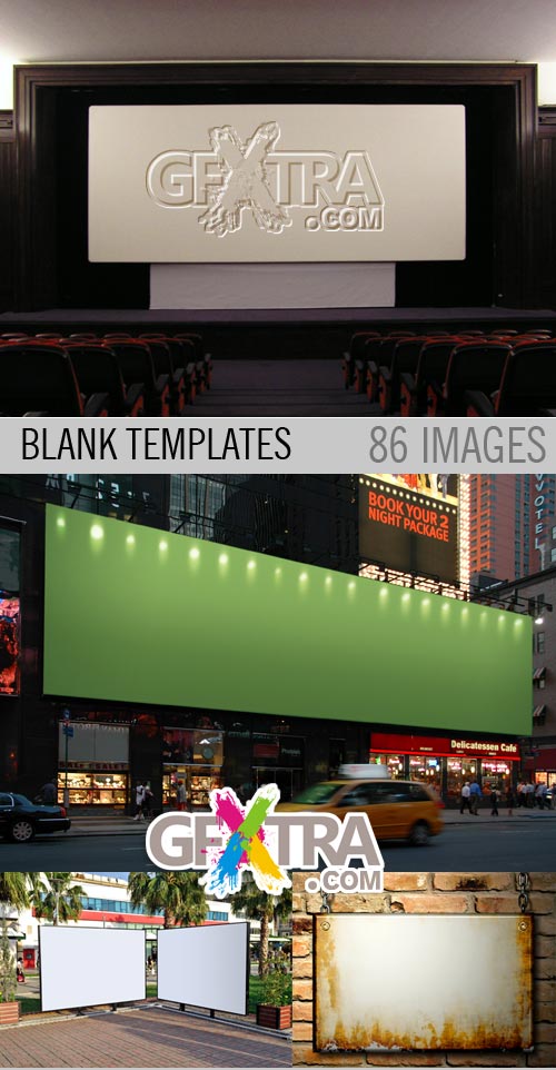 Blank Templates, 86xJPGs