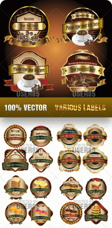 Stock Vector - Various Labels