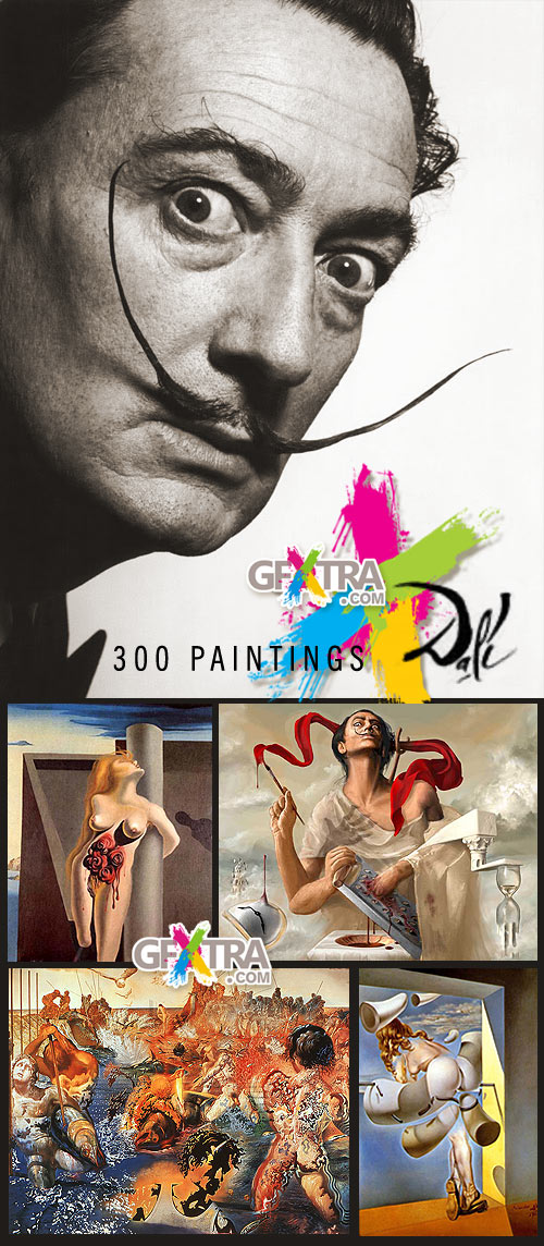 Salvador Dali - 300 Paintings - Indexed from 1925 to 1983