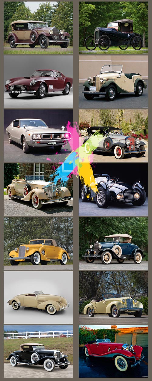 Classic Auto Images- Indexed 1200 JPGs
