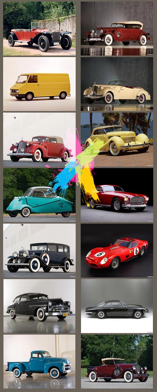 Classic Auto Images- Indexed 1200 JPGs
