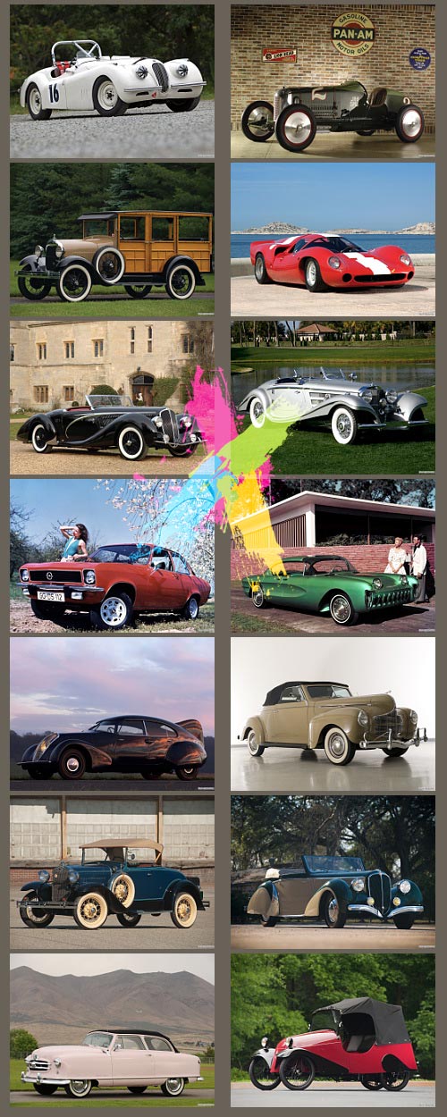 Classic Auto Images- Indexed 1200 JPGs