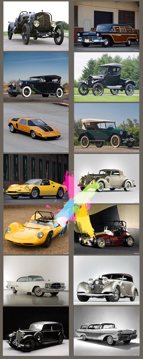Classic Auto Images- Indexed 1200 JPGs