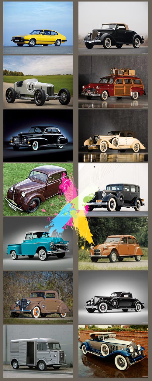 Classic Auto Images- Indexed 1200 JPGs
