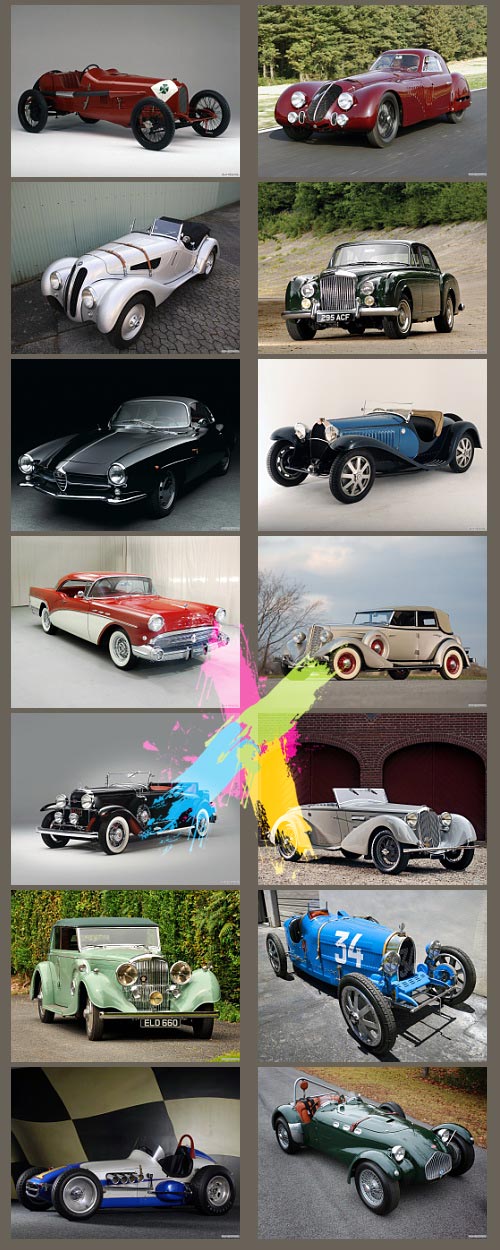 Classic Auto Images- Indexed 1200 JPGs