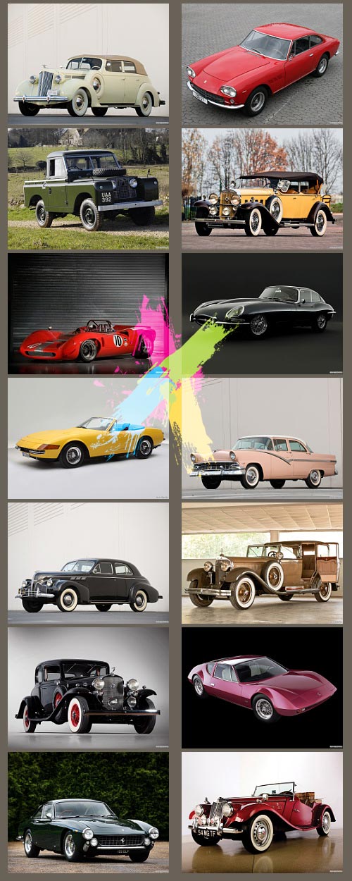 Classic Auto Images- Indexed 1200 JPGs