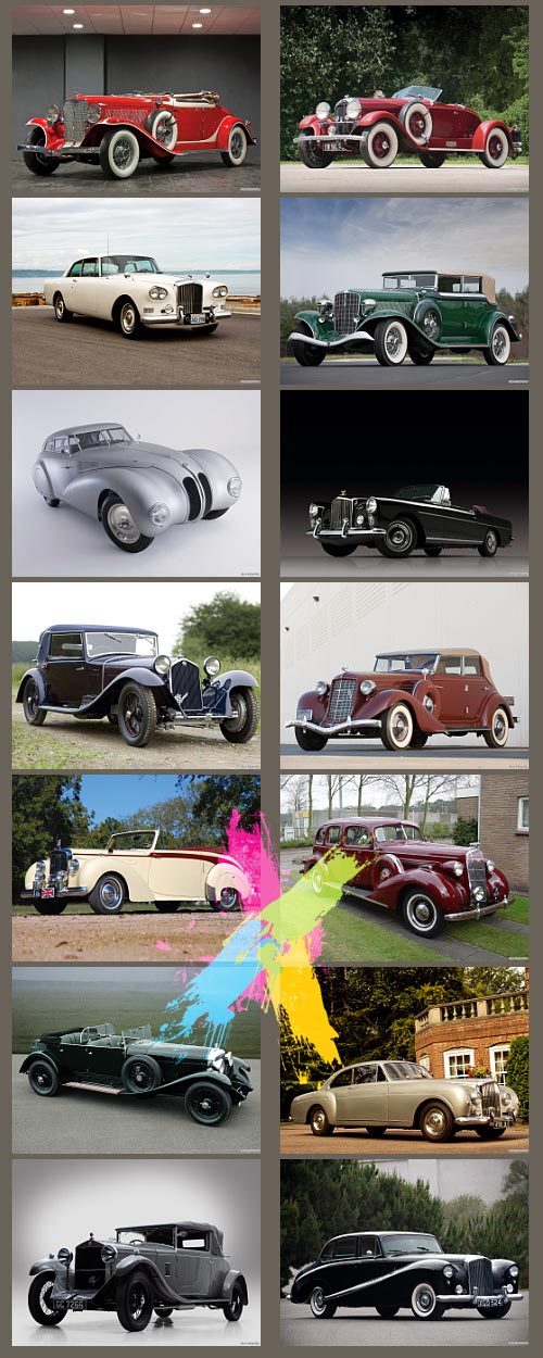 Classic Auto Images- Indexed 1200 JPGs