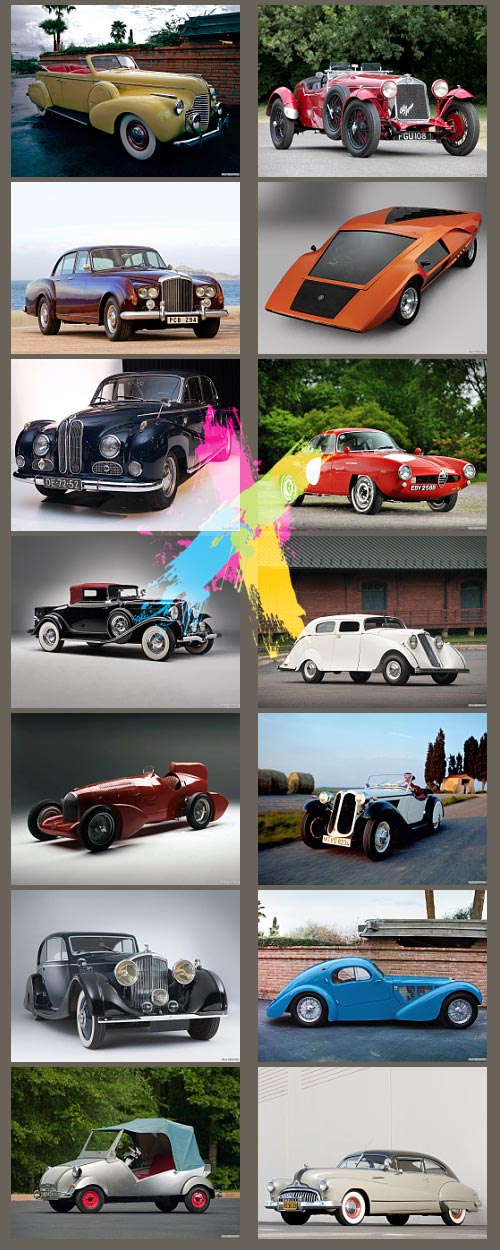Classic Auto Images- Indexed 1200 JPGs