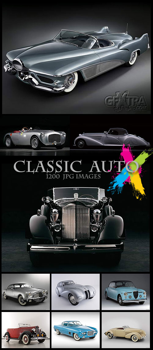 Classic Auto Images- Indexed 1200 JPGs