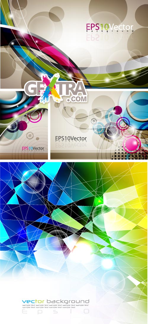 Abstrack Backgrounds 4xEPS