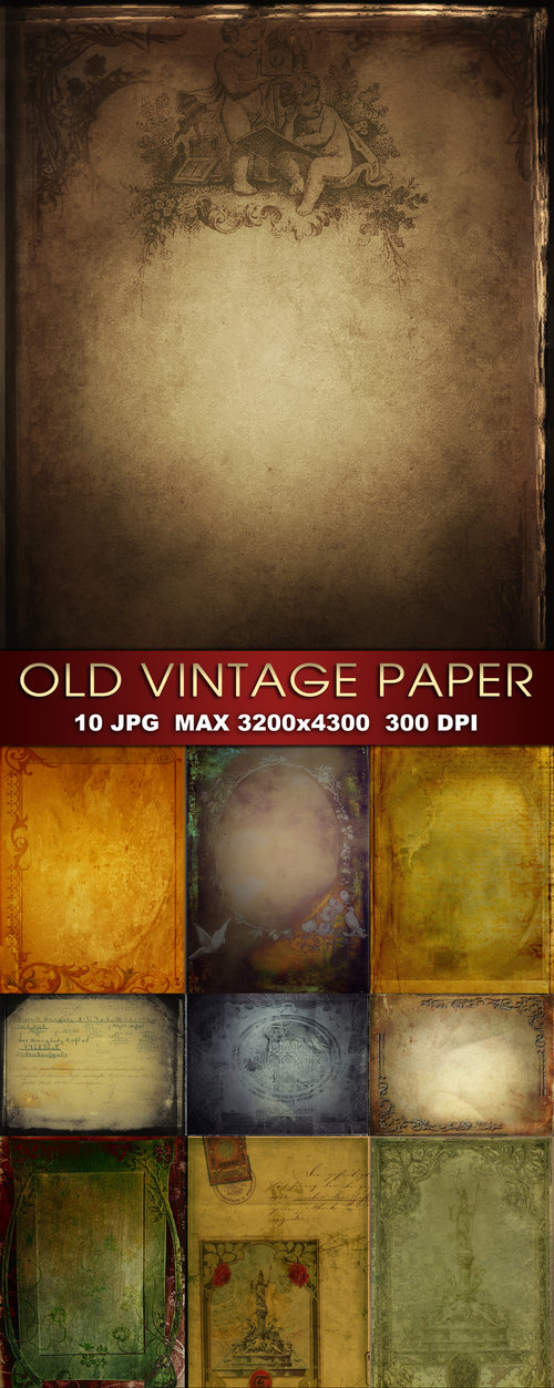 Old vintage paper