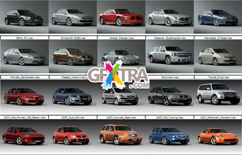 AXYZ Design - Velocity 3D Vehicles, 25 Autos