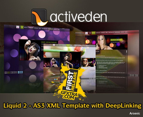 Liquid 2 - AS3 XML Template with DeepLinking - FULL - Activeden