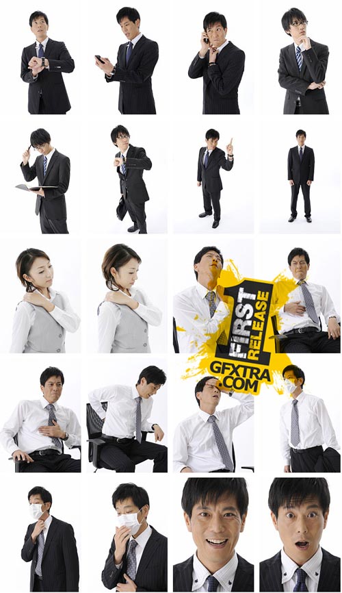 Datacraft Sozaijiten SZ230 People's Postures - Medical, Business and Service Industries
