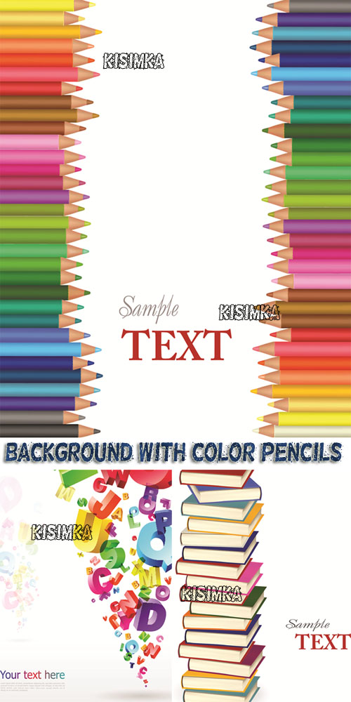 Stock: Background with color things. Vector
