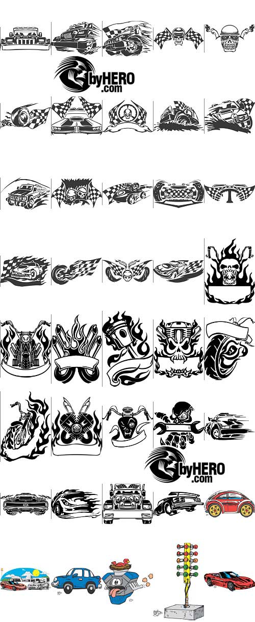 Extreme Clipart 2010 - Auto&Moto Pack