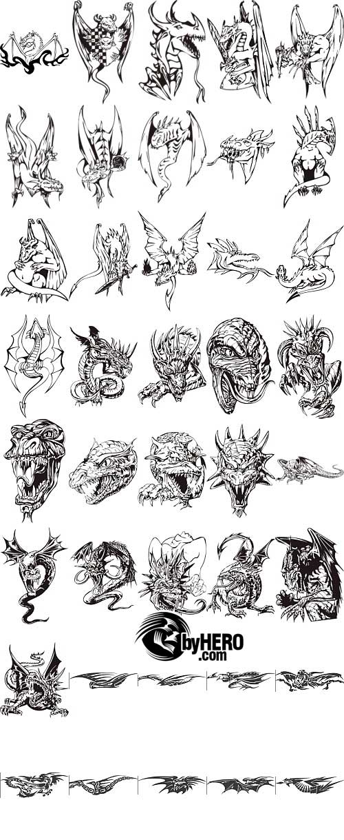 Extreme Clipart 2010 - Dragon Pack