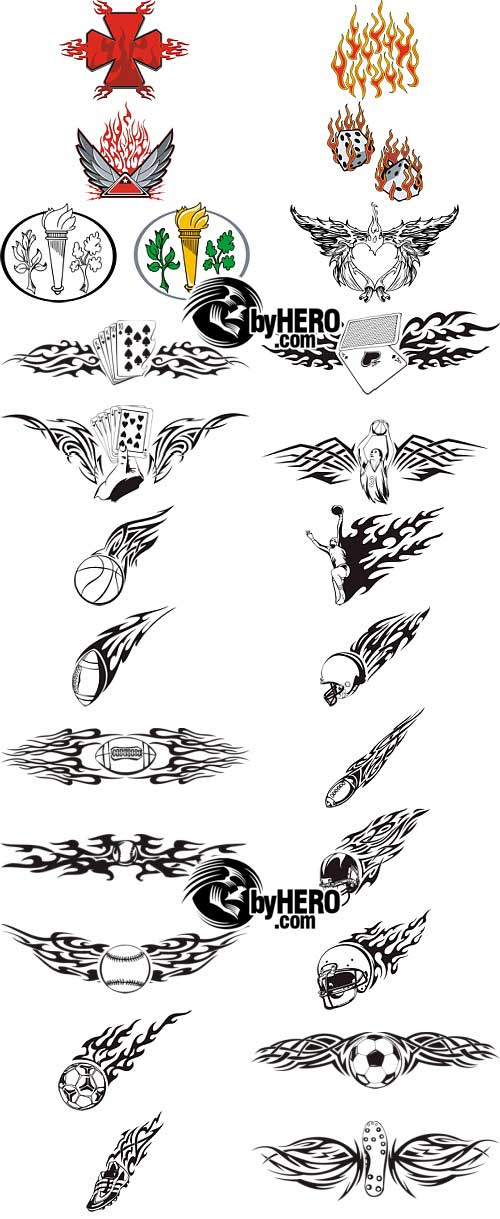 Extreme Clipart 2010 - Flame Pack