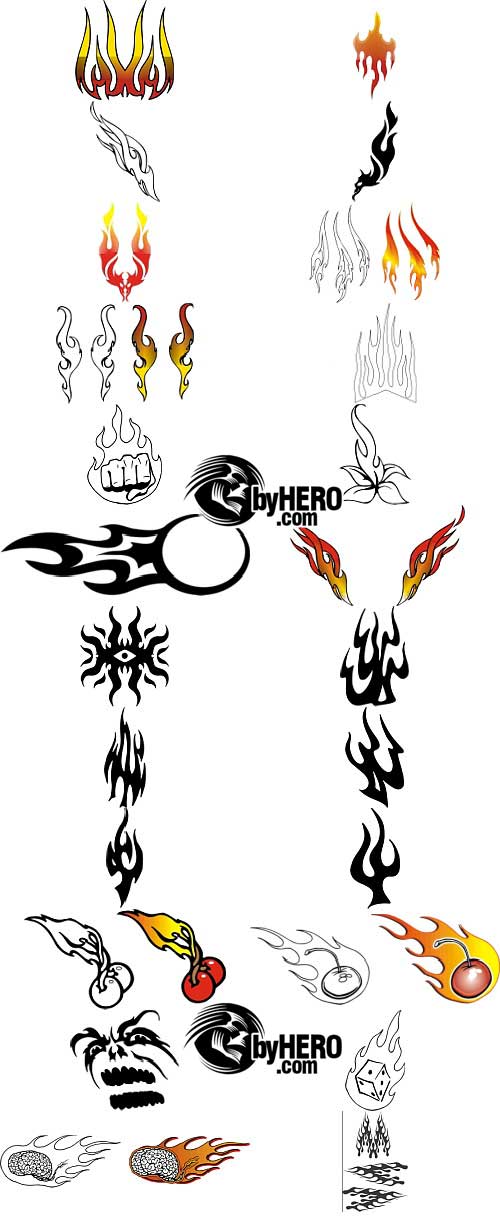 Extreme Clipart 2010 - Flame Pack
