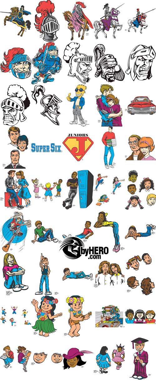 Extreme Clipart 2010 - People Pack