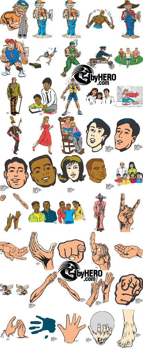 Extreme Clipart 2010 - People Pack