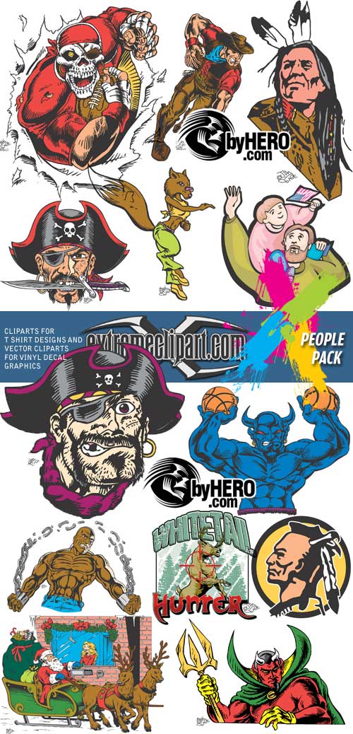 Extreme Clipart 2010 - People Pack