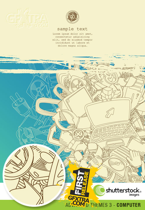 Shutterstock - Advanced Themes 3 - Computer Theme EPS