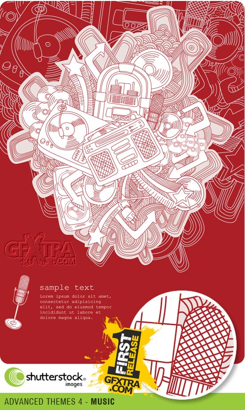 Shutterstock - Advanced Themes 4 - Music Theme EPS