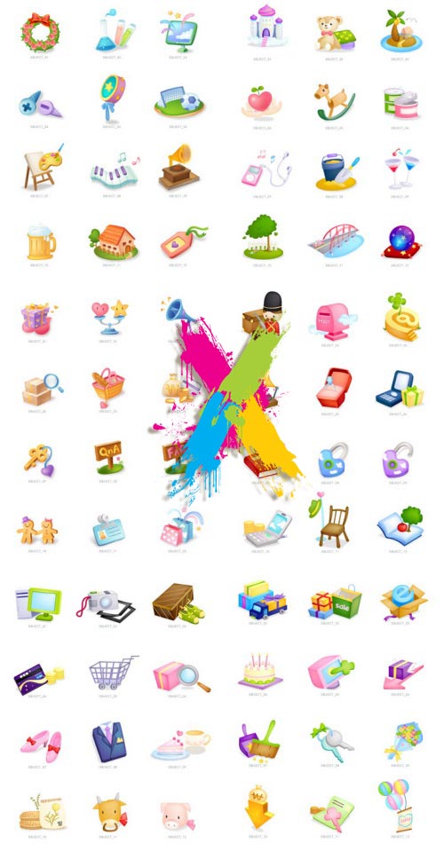 VitaminD 015 Special Illust 122xAI Backgrounds, Icons & Illustrations