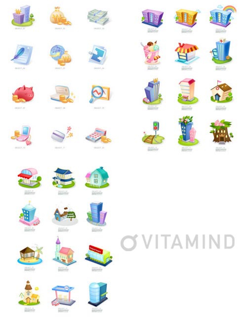 VitaminD 015 Special Illust 122xAI Backgrounds, Icons & Illustrations