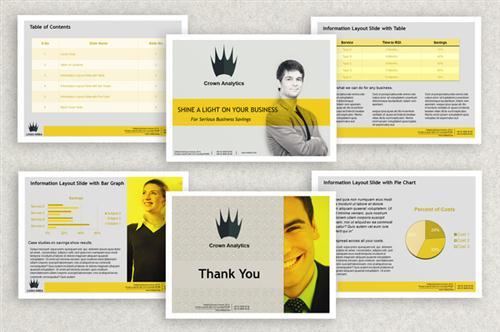 Business PowerPoint Presentation Template RETAIL - Inkd