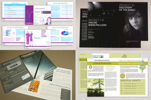 Collection of Best Newsletter/PowerPoint Presentation Template from Inkd - Retail