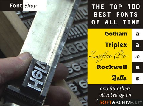 FONTSHOP - 100 Best Commercial Fonts Ever Made!