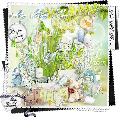 My Baby Love Kit - Florjuscrap