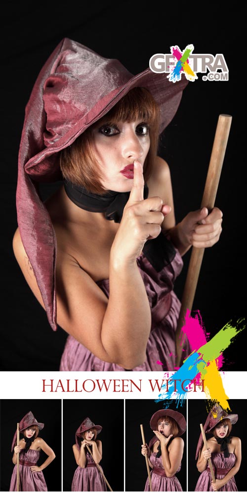 Stock Images - Halloween Witch 5xJPGs