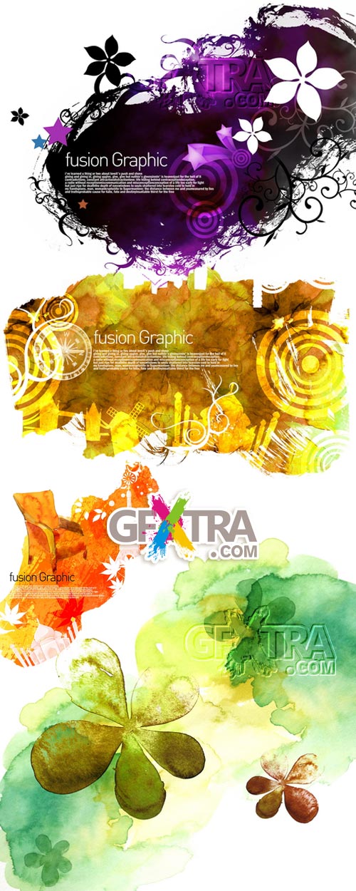 Fusion Graphic Vol.1, 2 and 3 - PSD