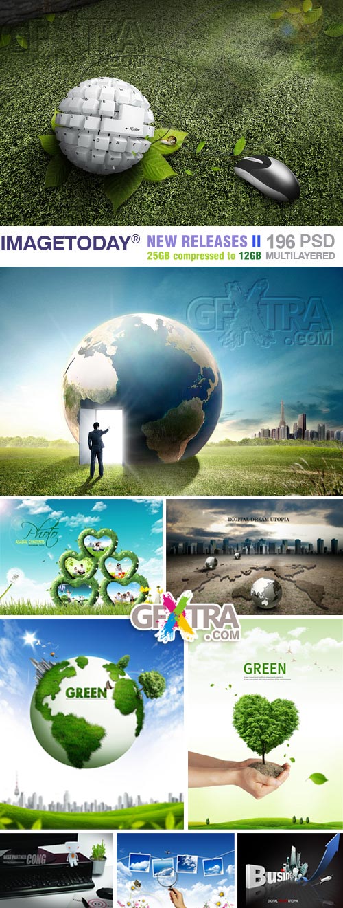 ImageToday - New Release II, 196 Fresh PSD Files!