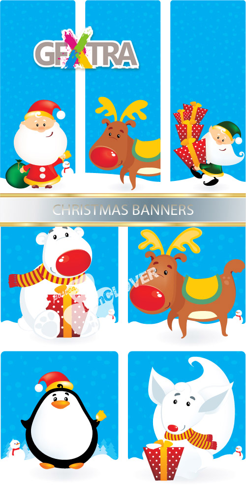 Christmas banners
