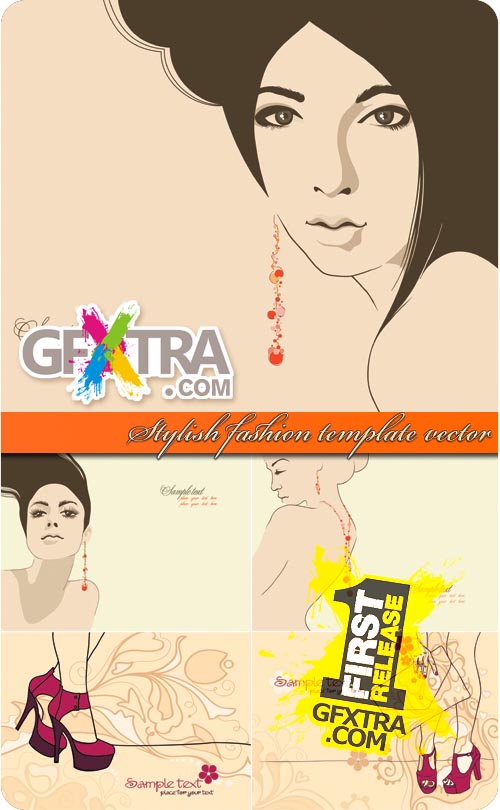 Fashion and Style template vector 4