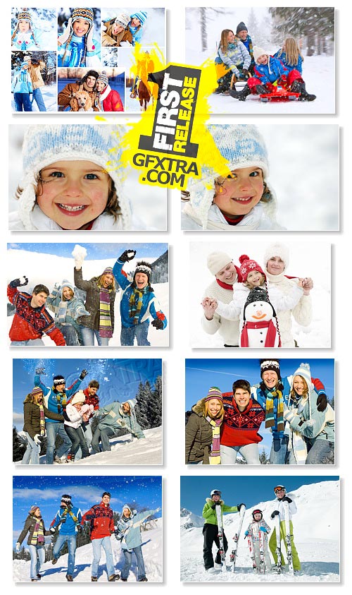 Fotolia - Winter People 20xJPGs