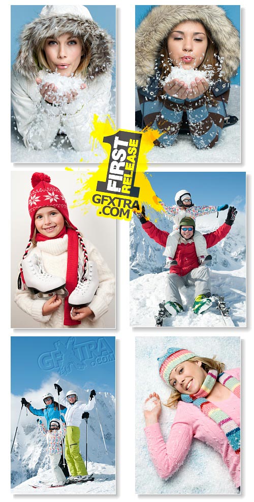 Fotolia - Winter People 20xJPGs