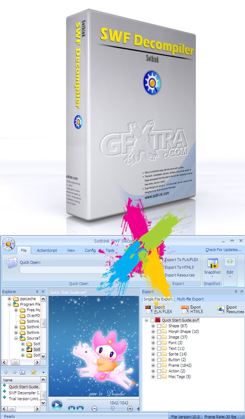 SourceTec Sothink SWF Decompiler v7.0.4395