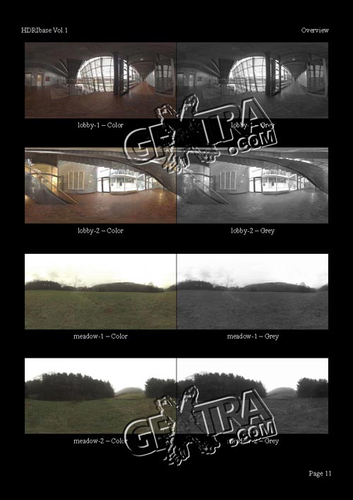 HDRIbase Vol.1 Spherical Panoramas - SachForm Technology