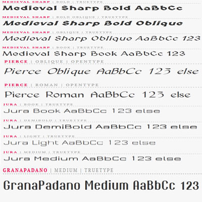 4 Open Font Library Fonts